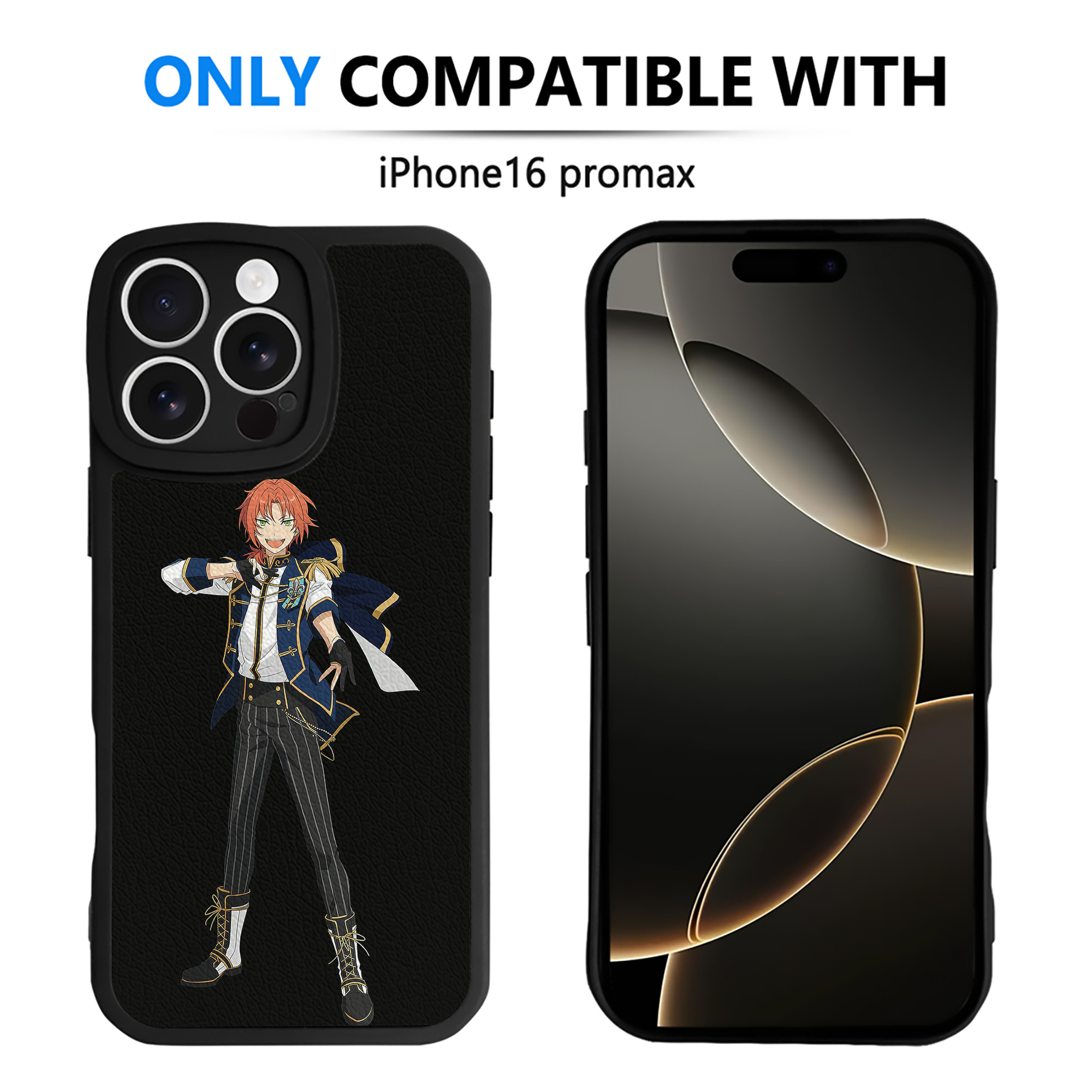 （画像用） あんさんぶるスターズ! Ensemble Stars 【iPhone 16シリーズ対応】シリコンスマホケース（レザー調） 材質：シリコン